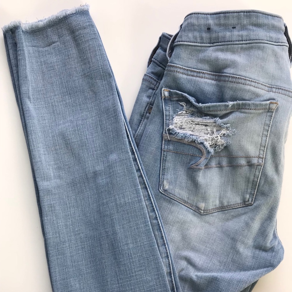 American Eagle Ripped Skinny Jeans